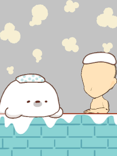 【高級品】[もふﾋﾟﾖ]仲間と一緒にお風呂