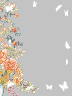 【フレーム】[優子鈴]薔薇と蝶