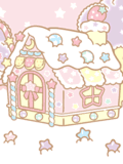 【背景】[ｻﾝﾘｵｷｬﾗ×童話]お星さまとお菓子の家