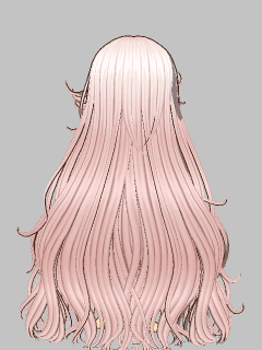 【髪型】[こもりひっき]淡い夢の少女 髪型