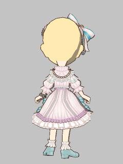 【セット服】[こもりひっき]お砂糖菓子のお姫さま 衣装
