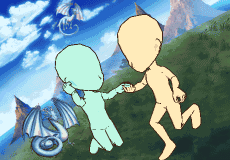 【あいさつ】跪いて手にｷｽA