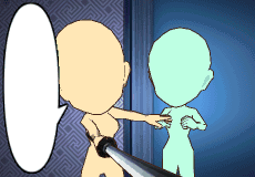 【あいさつ】立ちふさがって守るA