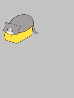 【ペット】[うち猫]箱入りﾄﾝちゃん