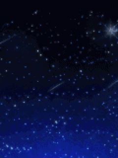【背景】たくさんの流れ星