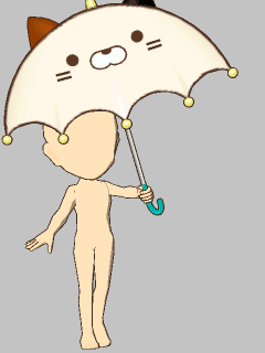 【持ち物１】[ﾐｹﾑﾗさん]あいあい傘