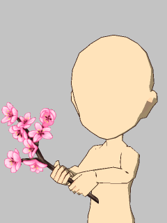 【持ち物１】[紅葉さん]桜の枝