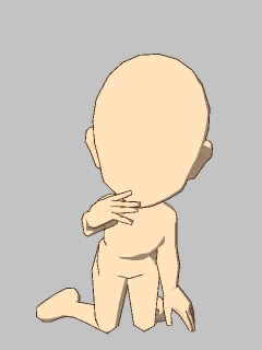 【モーション】[ｻｷｭﾊﾞｽさん]おねだりﾎﾟｰｽﾞ