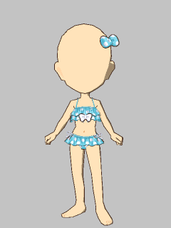 【セット服】[きつねとﾊﾟﾝｹｰｷ]ゆめ 水着