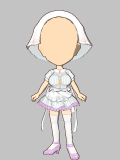 【セット服】[ｻｷｭﾊﾞｽさん]ﾘｯﾀ ｶﾌｪ風衣装