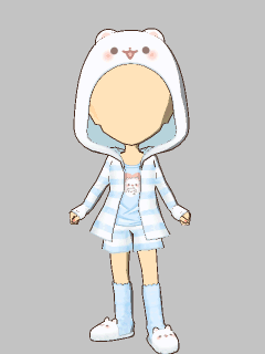 【セット服】[ﾎﾟﾒﾗﾆｱﾝもち] もちとしらたまのﾌｰﾄﾞ付きﾊﾟｰｶｰ