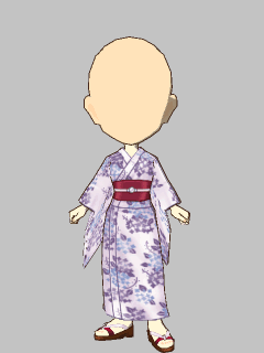 【セット服】[みなせなぎ]紫陽花の浴衣