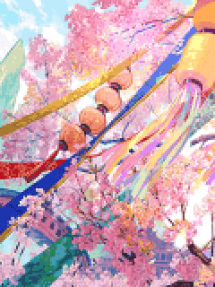 【背景】[極彩世界]桜の園