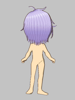 【髪型】[百千さん]紫 髪型