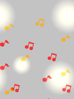 【エフェクト】ﾊﾟｰﾃｨｰﾗｲﾄと華やかな音符