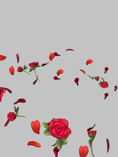 【エフェクト】情熱的に舞う薔薇…