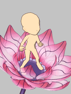 【オブジェ】[ｶﾞﾗｽの花]花の乗り物