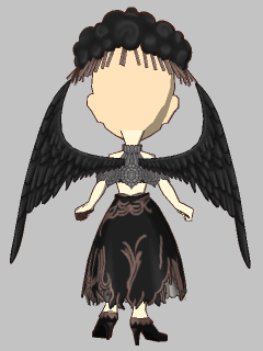 【セット服】[yuko]Dark angel 衣装