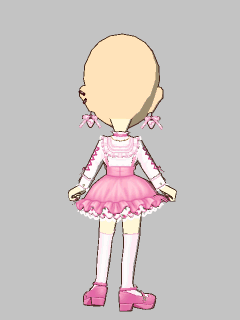 【セット服】[さくら兎れみ]いちごﾐﾙｸﾜﾝﾋﾟ