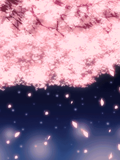 【背景】[鬼喰べ]夜桜