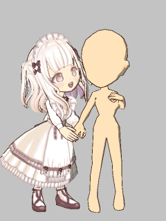 【高級品】[羽々倉ごし]双子の白ﾛﾘﾒｲﾄﾞ
