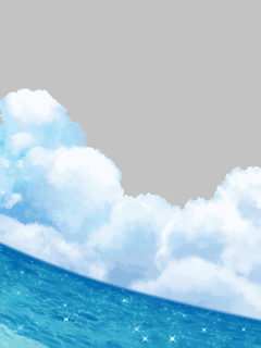 【高級品】[ゆがー]夏の雲と海面