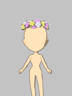 【ぼうし】ｷﾗｷﾗ☆造花の冠