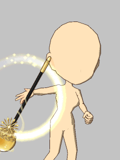 【持ち物１】光を放つ魔法の杖