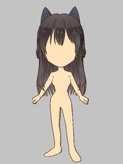 【髪型】[うらら迷路帖]紺 髪型