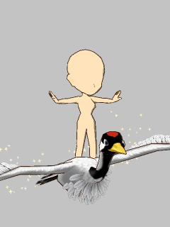【オブジェ】[小林幸子]鶴