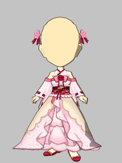 【セット服】[紅葉さん]咲楽さん 牡丹衣装