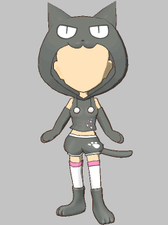 【セット服】[くるねこ]ｶﾗｽぼんﾌｰﾄﾞﾊﾟｰｶｰ