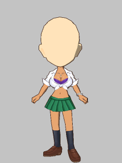 【セット服】[はじめてのｷﾞｬﾙ]蘭子制服衣装