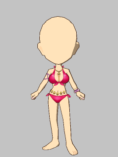 【セット服】[はじめてのｷﾞｬﾙ]ゆかな水着衣装