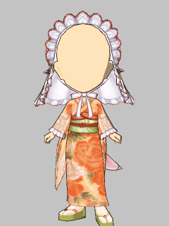 【セット服】[このはな綺譚]蓮のｱﾝﾃｨｰｸ着物