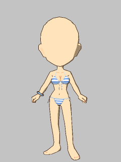 【セット服】[ﾛｸでなし]ﾙﾐｱ=ﾃｨﾝｼﾞｪﾙ 水着