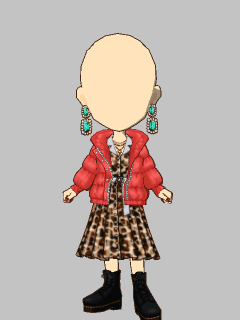 【セット服】[jouetie]ｶﾗｰﾌｰﾄﾞﾀﾞｳﾝｺｰﾃﾞ