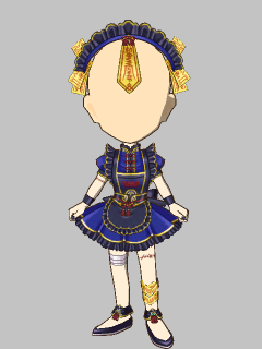 【セット服】[羽々倉ごし]ｷｮﾝｼｰﾒｲﾄﾞ 衣装