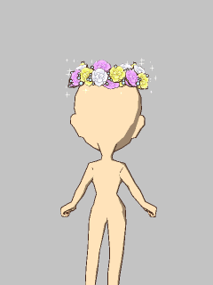 【ぼうし】ｷﾗｷﾗ☆造花の冠