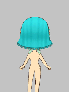 【ぼうし】ﾚｰｽとお花のﾊﾞﾌﾞｰｼｭｶ