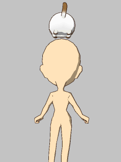 【ぼうし】[ちょこさん]あたま乗り わくわくちょこさん