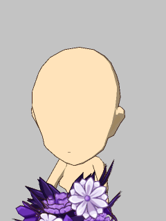 【持ち物１】紫の庭で摘んだ花束
