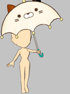 【持ち物１】[ﾐｹﾑﾗさん]あいあい傘