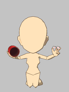 【持ち物１】壺とｻｲｺﾛ
