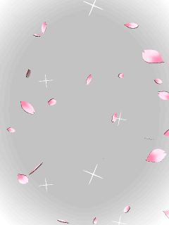 【フレーム】[ﾀﾕﾀﾏ2]ひらひら落ちる桜の花びら