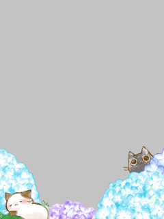 【フレーム】[ちょこさん]きらきらあじさい