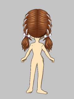 【髪型】[LIZ LISA]編み込み2つ結び
