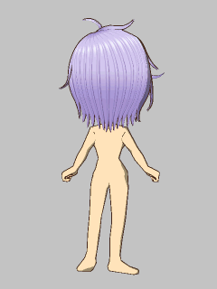 【髪型】[百千さん]紫 髪型