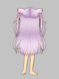 【髪型】[さくら兎れみ]ねこﾒｲﾄﾞのﾛﾝｸﾞﾍｱｰ