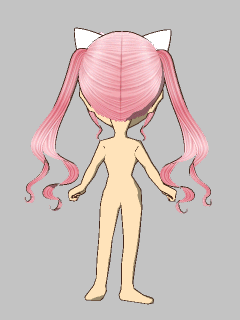 【髪型】[にゃーにゃー団]桜の精霊 髪型